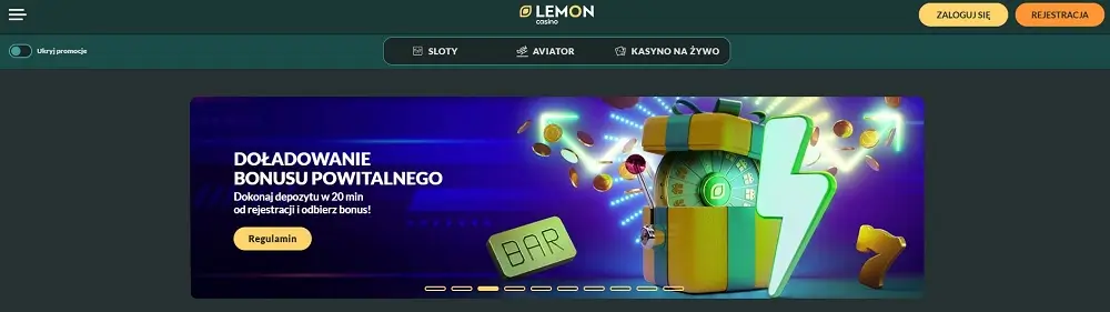 Lemon Casino online strona glowna